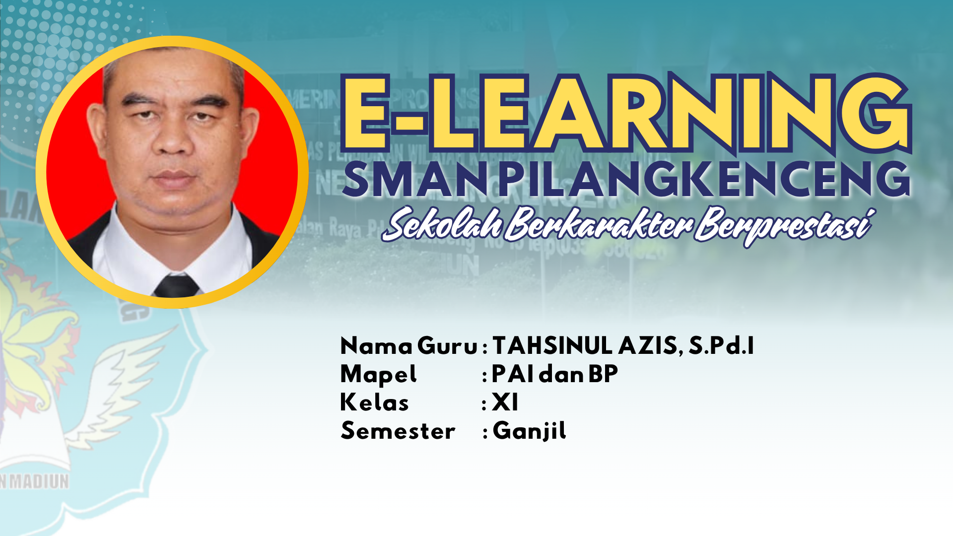 PENDIDIKAN AGAMA ISLAM XI SEMESTER 1 Tahsinul Azis